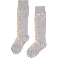 MIU MIU Knee High Socks Women's 1 Pack Gray