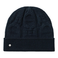 HERMES Cashmere Beanies Men's Sea Aqua Green
