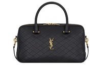 SAINT LAURENT CASSANDRE Lambskin Crossbody Bag, Shoulder Bag Women's Black