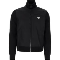 PRADA Long Sleeved Zip Up Sweatshirt