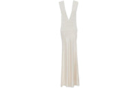 SAINT LAURENT Sleeveless Dresses Women's Beige