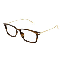 SAINT LAURENT Plastic Square Eyeglass Frames Men's Tortoiseshell