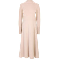 Loro Piana Long Sleeved Dress Women's Light Umber