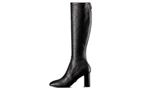 DIOR D-Shadow Knee-high Boots 8cm Women's Black
