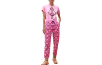 HERMES Knitted Sweatpants Women's Rose Cassava