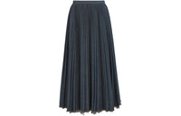 DIOR Mid-Length Pleated Skirt Casual Long Skirts Women's Blue