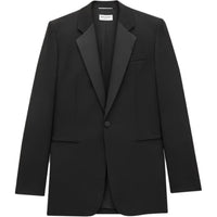 SAINT LAURENT Classic Long Sleeve Tuxedo Blazer