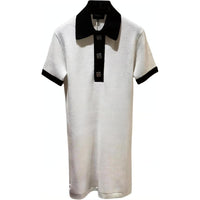 CHANEL 23 Fall Winter New Arrivals Dress Women's White