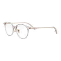 DIOR Metal Plastic Round Eyeglass Frames Unisex Transparent