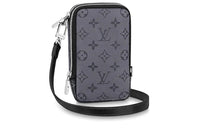 LOUIS VUITTON Canvas Canvas Bag Shoulder Bag Crossbody Bag Men's Gray