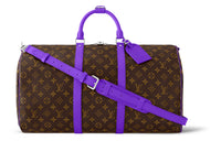 LOUIS VUITTON Keepall Bandouliere 50 Colormania Dark Violet
