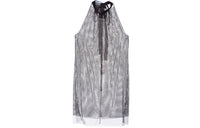 PRADA SS22 Sleeveless Dress Women's Silver