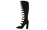 SAINT LAURENT Knee-High Boots 10cm Women's Black