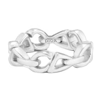 DIOR Sterling Silver Rings Men's Silver