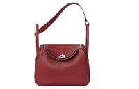 HERMES Lindy Clemence Cow Leather Handbag, Shoulder Bag Women's