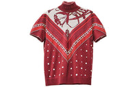 HERMES T-Shirts Women's Maroon