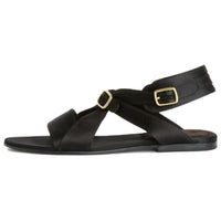 Loro Piana Yuki One Strap Sandals Women's Black
