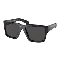 PRADA Subject To Official Website Square Sunglasses Men's Black/Gray