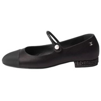 CHANEL Mary Jane Shoes Women's Black