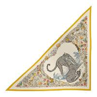 HERMES Cashmere, Silk Shawls Women's Yellow