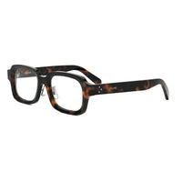 CELINE Plastic Rectangular Eyeglass Frames Women's Tortoiseshell