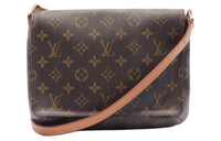 LOUIS VUITTON PVC Crossbody Bag Shoulder Bag Women's Brown