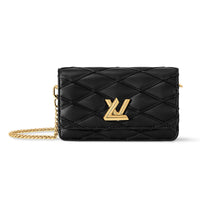 LOUIS VUITTON Sheepskin Shoulder Bag Crossbody Bag Handbag Women's Black