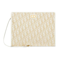 DIOR 30 Montaigne Cotton Clutch Women's Gold