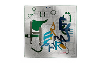 HERMES Silk Scarves Men's Multicolor