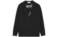 CELINE FW23 Knitted Fabric Cardigan Men's Black