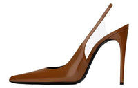 SAINT LAURENT Slim Heel High Heels 11cm Women's Brown