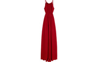 CELINE SS24 Sleeveless Dress Women's Deep Red