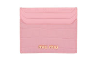 MIU MIU Leather Wallet Women's Pink