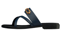 HERMES Slide Slippers Women's Blue