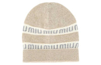 MIU MIU Beanies Unisex Khaki