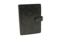 LOUIS VUITTON Patent Leather Wallet Medium Size Unisex Gray