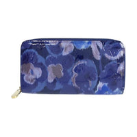 LOUIS VUITTON Patent Leather Wallet Regular Women's Blue