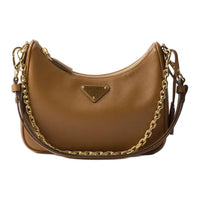 PRADA Saffiano Calfskin Shoulder Bag Mini Women's Caramel