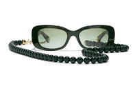 CHANEL Sunglasses Women's Green