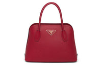 PRADA Saffiano Leather Handbag Women's Red