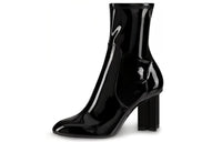 LOUIS VUITTON Silhouette Ankle Boots Women's Black