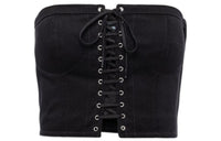 PRADA Strapless Tops Women's Black