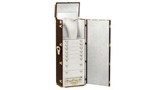 LOUIS VUITTON Vendome Coated Canvas Hard Case Storage Box Unisex Brown