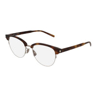 SAINT LAURENT Acetate Browline Eyeglass Frames Unisex Tortoiseshell