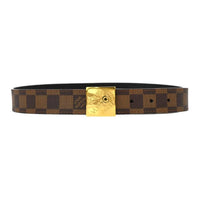 LOUIS VUITTON 1994 Damier Ebène Belt