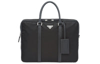 PRADA Nylon Fabric Fabric Briefcases Handbags Regular Men's Black