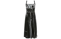 PRADA U-Neck Sleeveless Sablé Dress