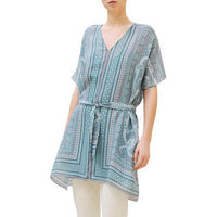 HERMES Short-Sleeved Dresses Women's Arctic Blue