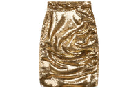 CELINE SS22 Casual Short Skirts Women's Gold