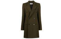 SAINT LAURENT Coats Women's Green